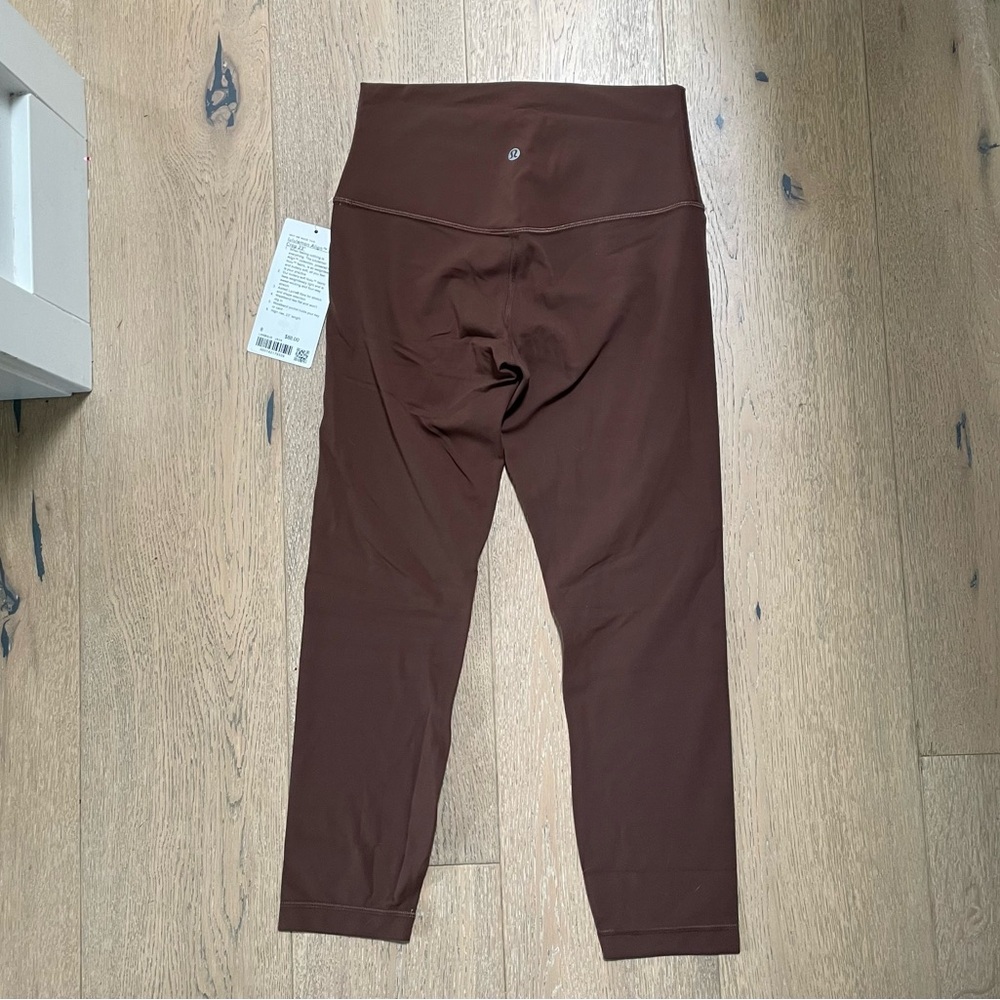Lululemon align pant 25” Java brown 8
